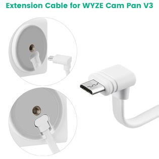 YEAOI 2-Pack 30 ft Extension Cable for WYZE Cam Pan V3 Outdoor