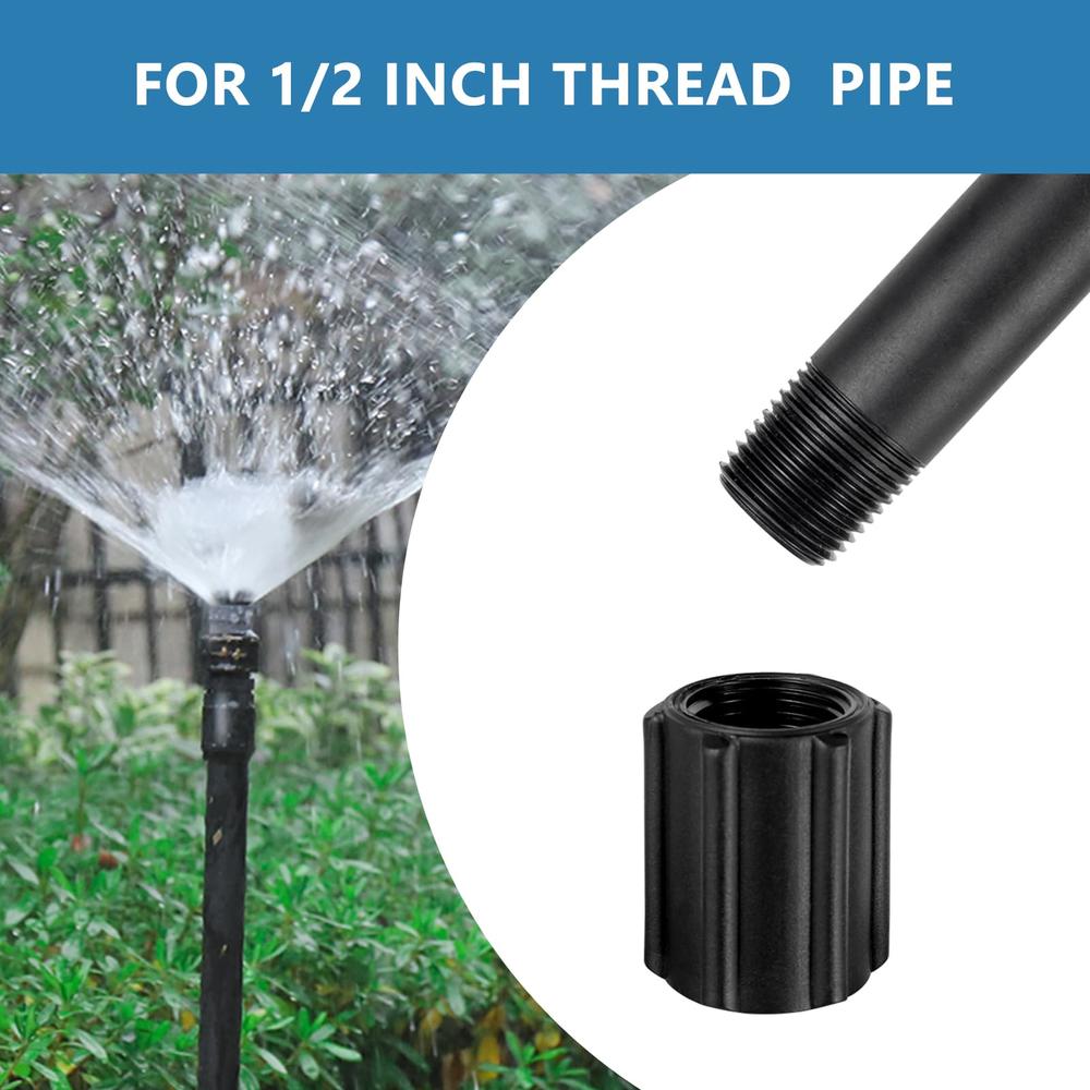 Sprinkler Riser Extensions nfamrzcar 1/2 Inch Double Male Threaded Head Pipe Riser Multifunctional ...