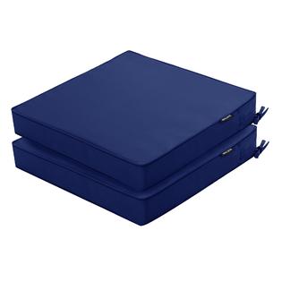 Comcaver Outdoor Chair Cushions 16 x 17 Inch Waterproof Patio