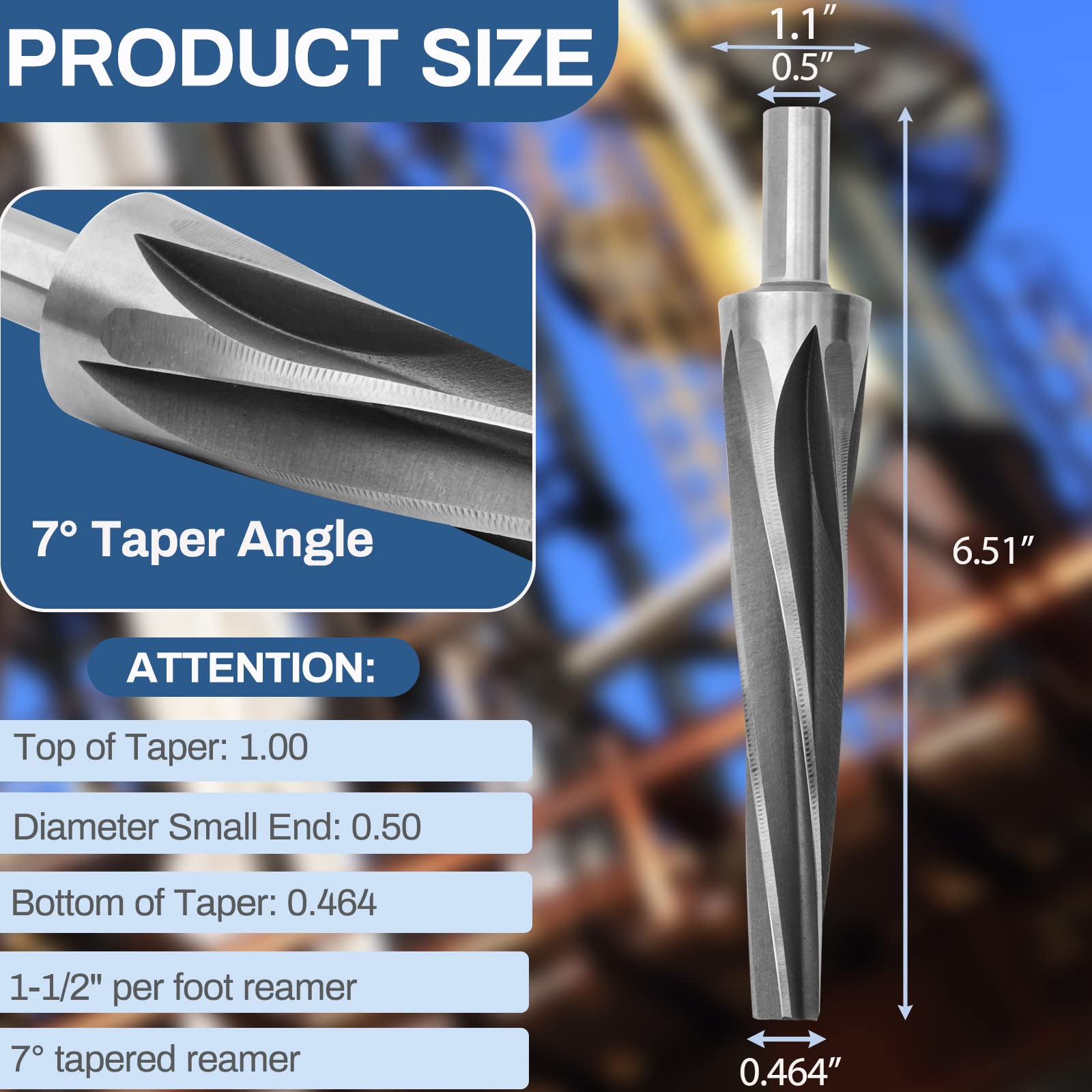 Speedway Tapered Ball Joint Reamer, 10 Degree Speedway Tapered Ball Joint Reamer, 10 Degree