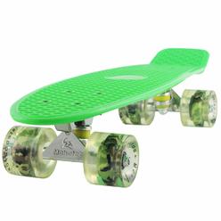 Cruiser Plastique Polypropylène Skateboard Mini Cruiser Meketec 55,9 Cm - Pour Enfants Et Débutants - Design Rétro Graffiti Skateboard Cruiser Cruiser Plastique Polypropylène Skateboard Mini Cruiser Meketec 55,9 Cm - Pour Enfants Et Débutants - Design Rétro Graffiti Skateboard Cruiser