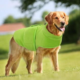 Queenmore Large Dog Sweaters, Soft Fleece Vest Pullover Dog Jacket