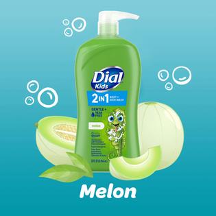 Dial Kids 2-In-1 Body+Hair Wash, Melon, 32 Fl Oz