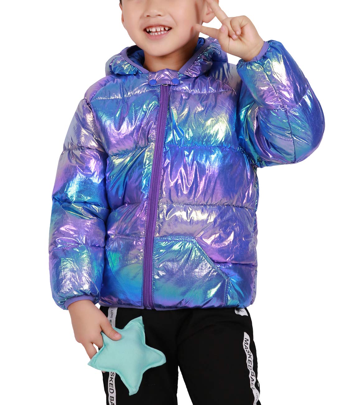 Toddler Jackets For Girls Kids' Winter Puffer Jacket Lightweight