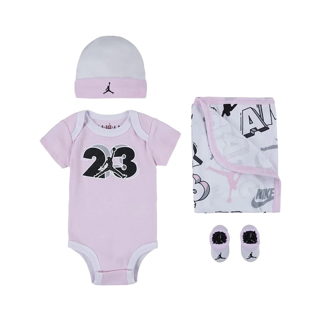 Michael Jordan Jordan Baby Boy's Hat Blanket Bodysuit Bootie