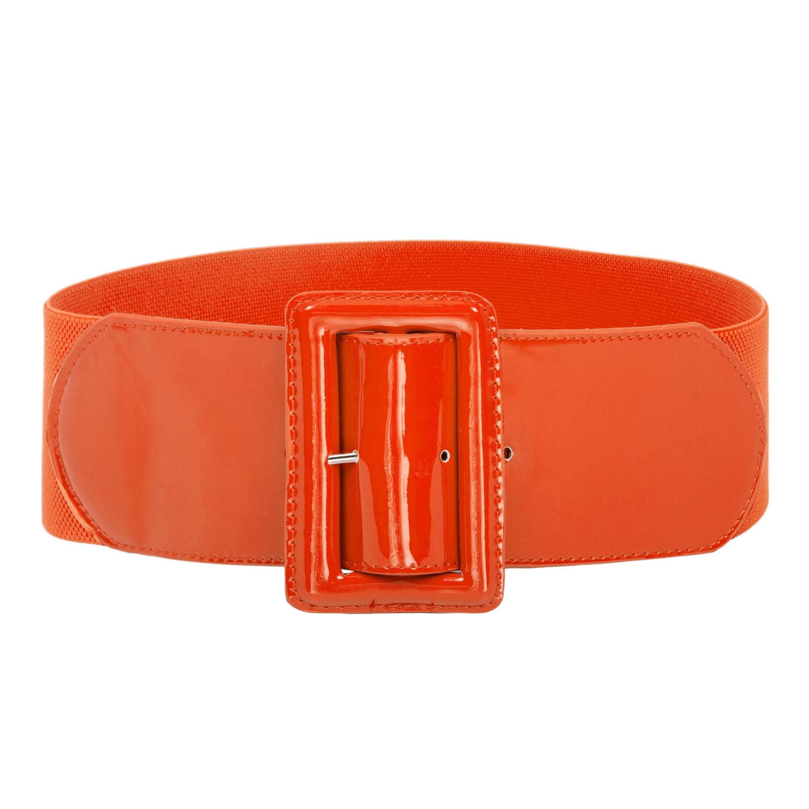 Women Stretchy Belt for Dresses Vintage Elastic FASUND Women Stretchy Vintage Wide Elastic Waist Belt for  main image 2