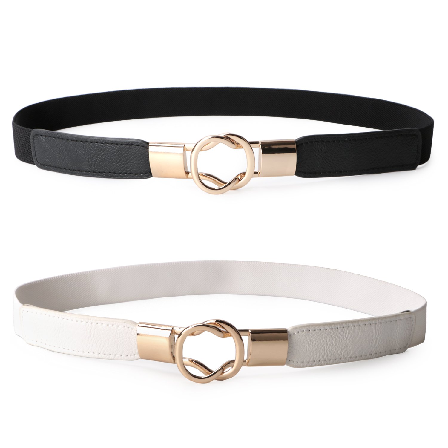 JasGood JASGOOD 2 Pack Women Retro Elastic Stretchy Metal  display picture 1