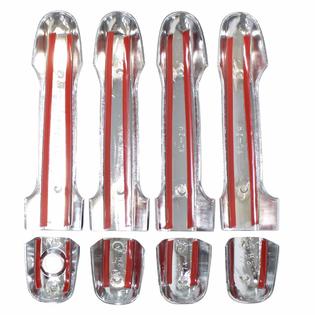 PT Auto Warehouse HO-3249M-RP - Exterior Outer Outside Door Handle Chrome Rear Left Right Pair Fits Select 2012 2015 Honda Civic 2012 2016 Cr V - Foto 5