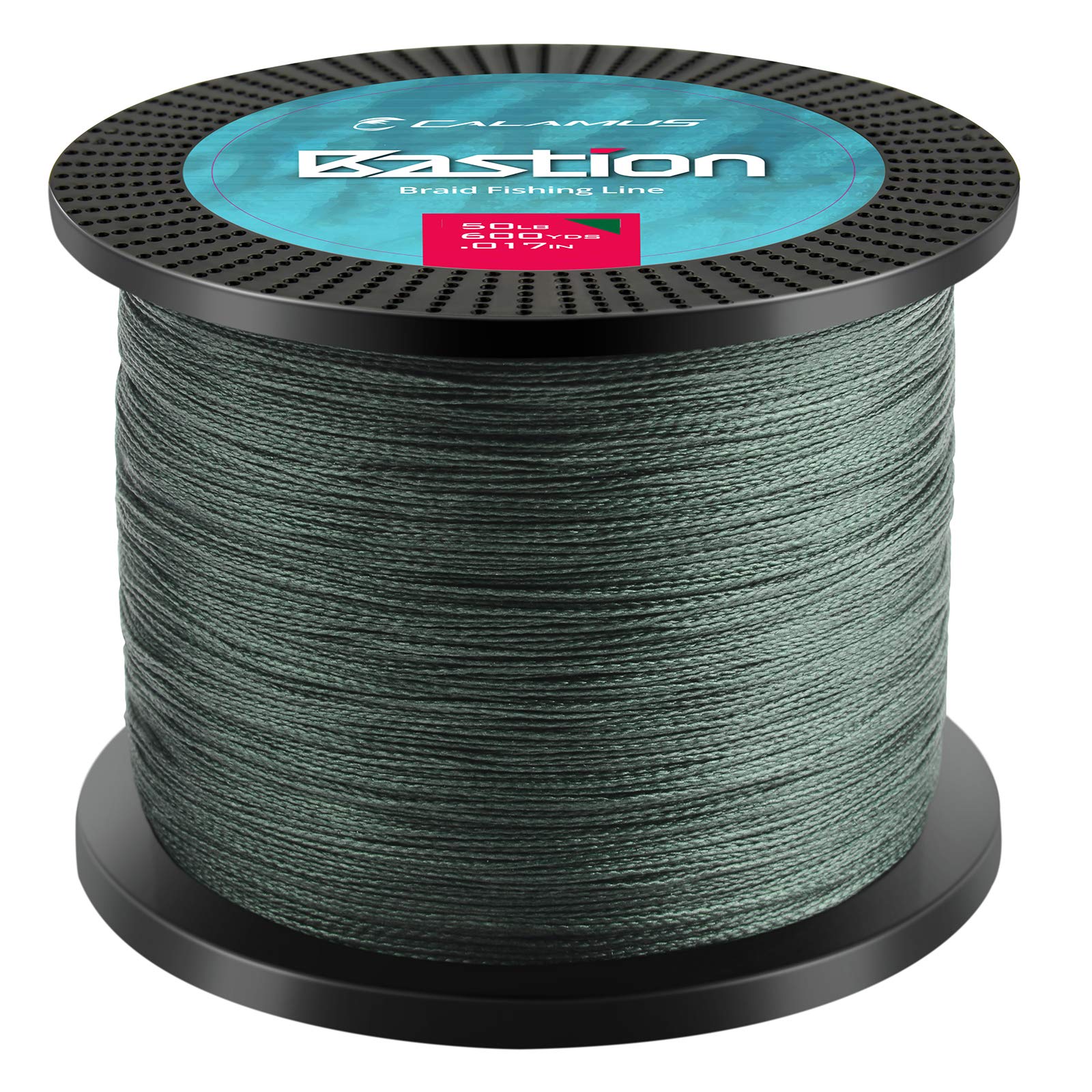 Calamus Bastion Braided Fishing Line Moss Green 600 Yds 65 LB 4 Strands Calamus Bastion Braided Fishing Line Moss Green 600 Yds 65 LB 4 Strands