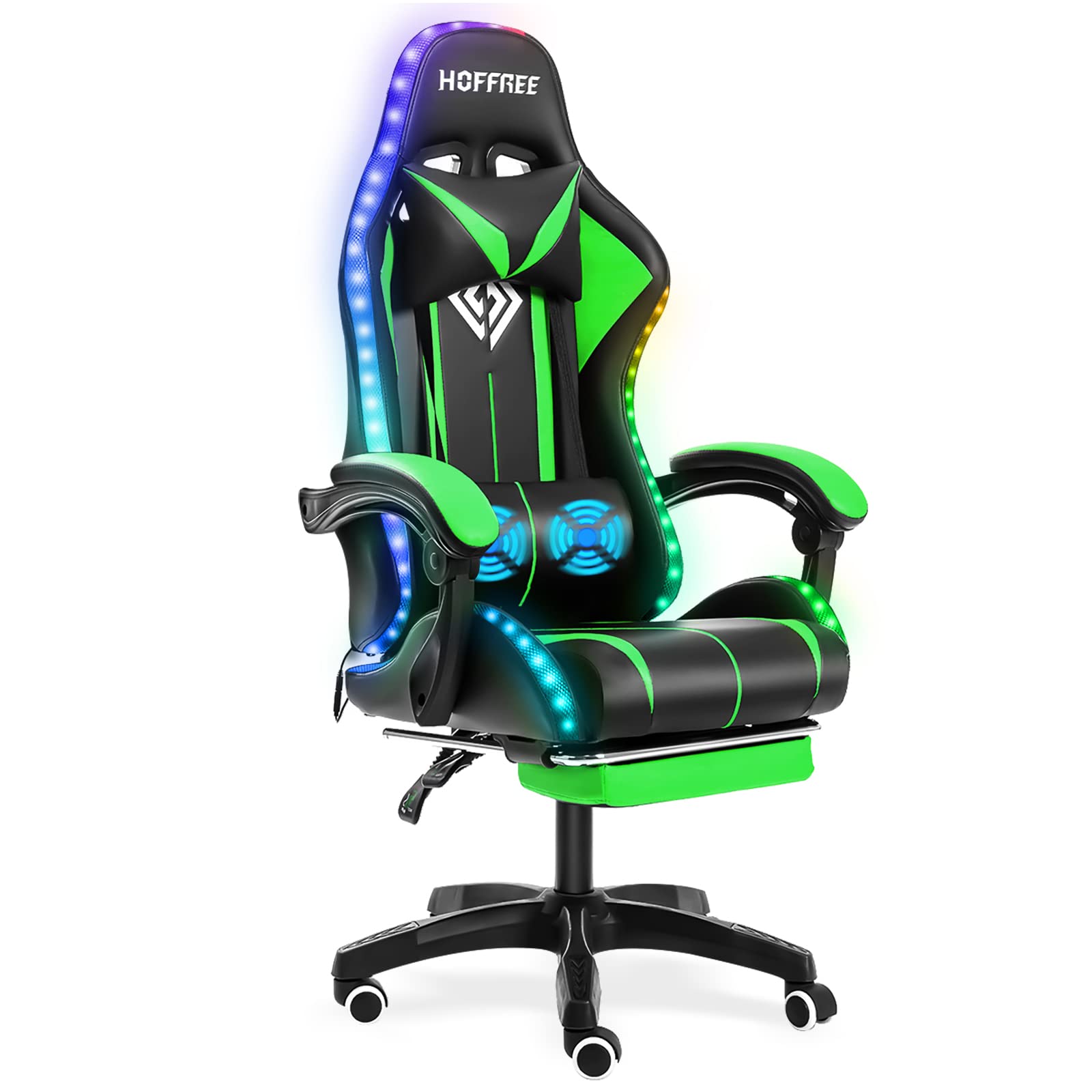 Amazon Gaming Chair With Speakers And Led Lights Fury LED Console