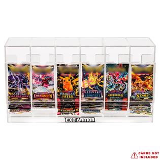 Exo Armor Acrylic 6 Slot Booster Pack Dispenser Pokemon, Mtg, Yugioh, Sports, Baseball, Basketball, Football Exo Armor Acrylic 6 Slot Booster Pack Dispenser Pokemon, Mtg, Yugioh, Sports, Baseball, Basketball, Football