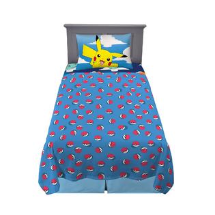 Pokemon Anime Kids Bedding Super Soft Microfiber Sheet Set Twin By