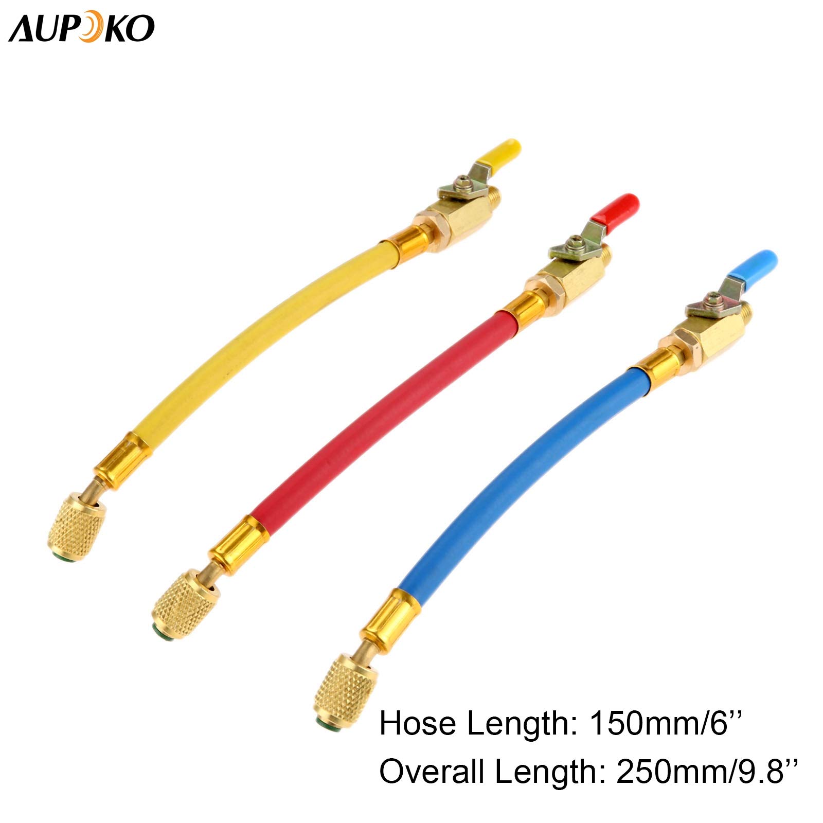 Yellow Jacket 42004 Mechanical Manifold Gauge Set - 2 Valve, 3 Hoses, Vacuum