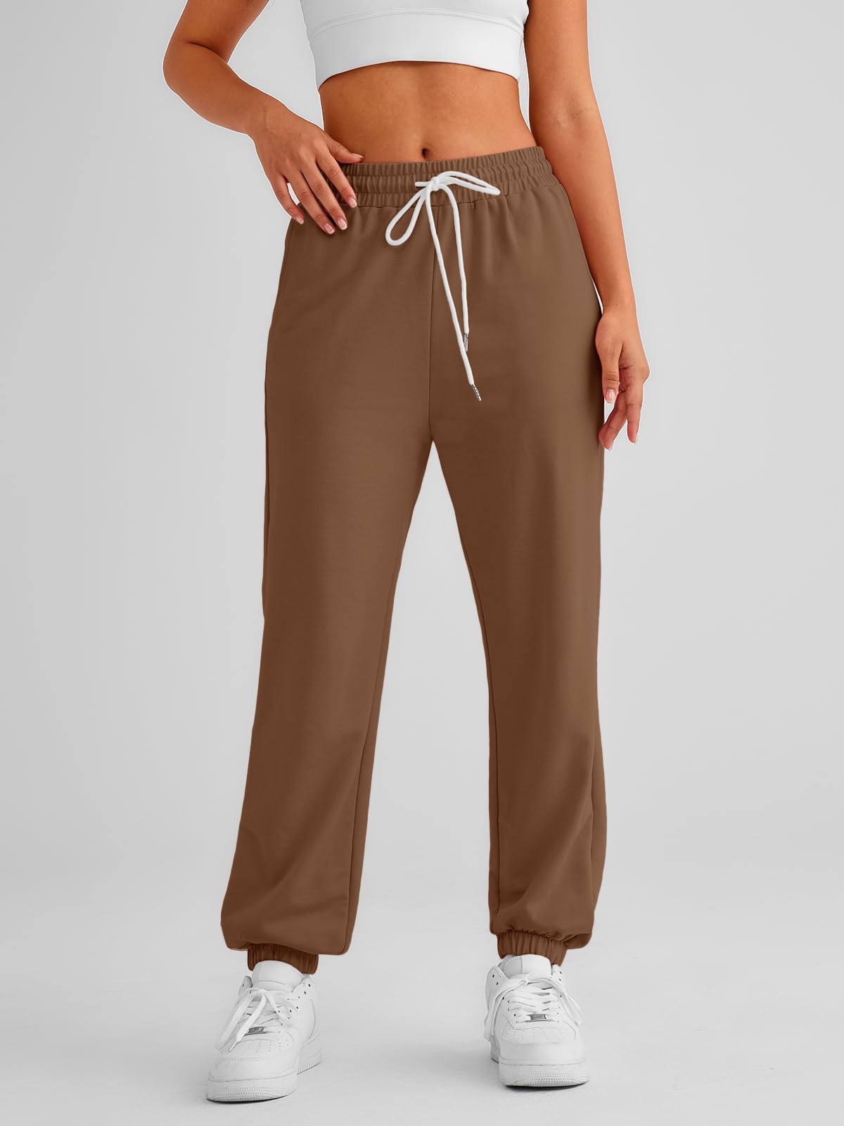 Black Leggings Women Women's Cinch-Bottom Sweatpants Loose Fit