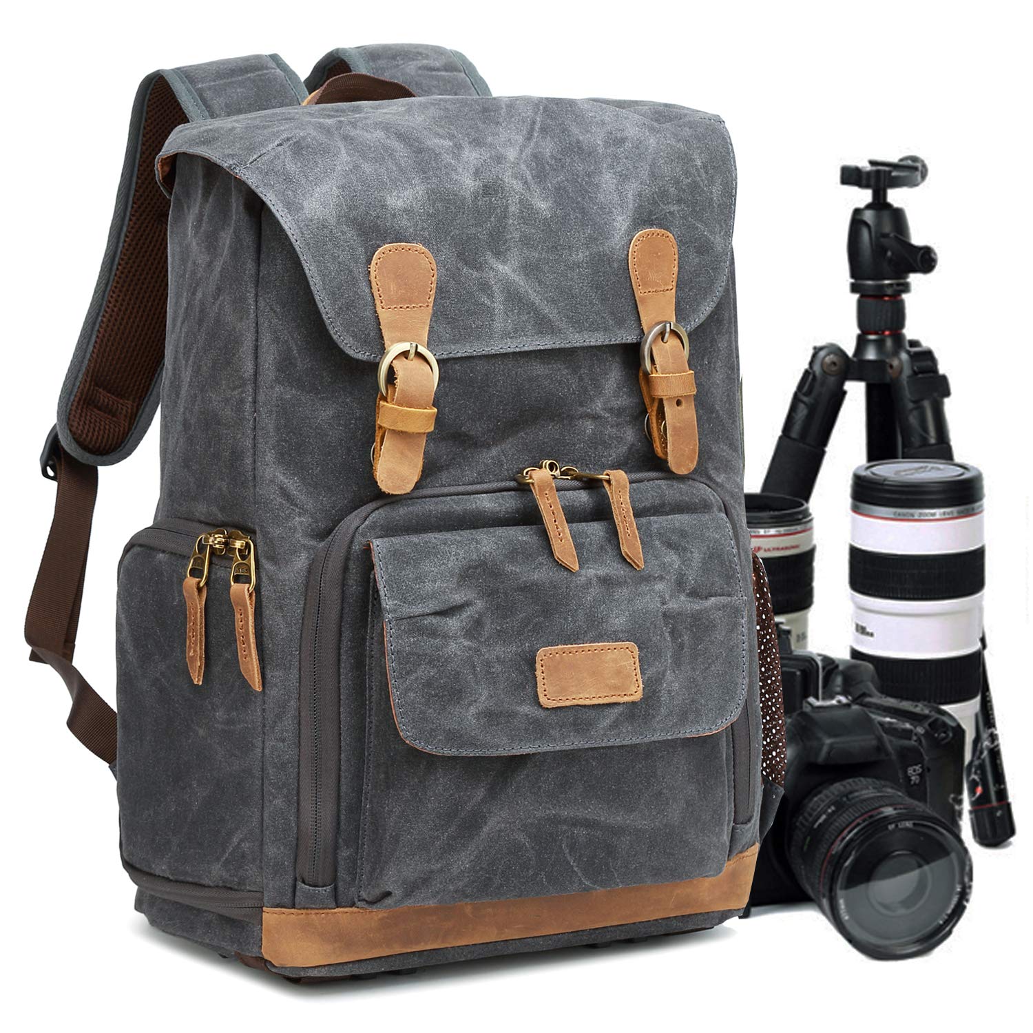 UBaymax UBAYMAX Camera Backpack, DSLR SLR Waterproof Canvas Camera Bags Rucksack 15.6 inch Laptop Bag Travel Bag for Canon Nikon Sony Ca UBaymax UBAYMAX Camera Backpack, DSLR SLR Waterproof Canvas Camera Bags Rucksack 15.6 inch Laptop Bag Travel Bag for Canon Nikon Sony Ca