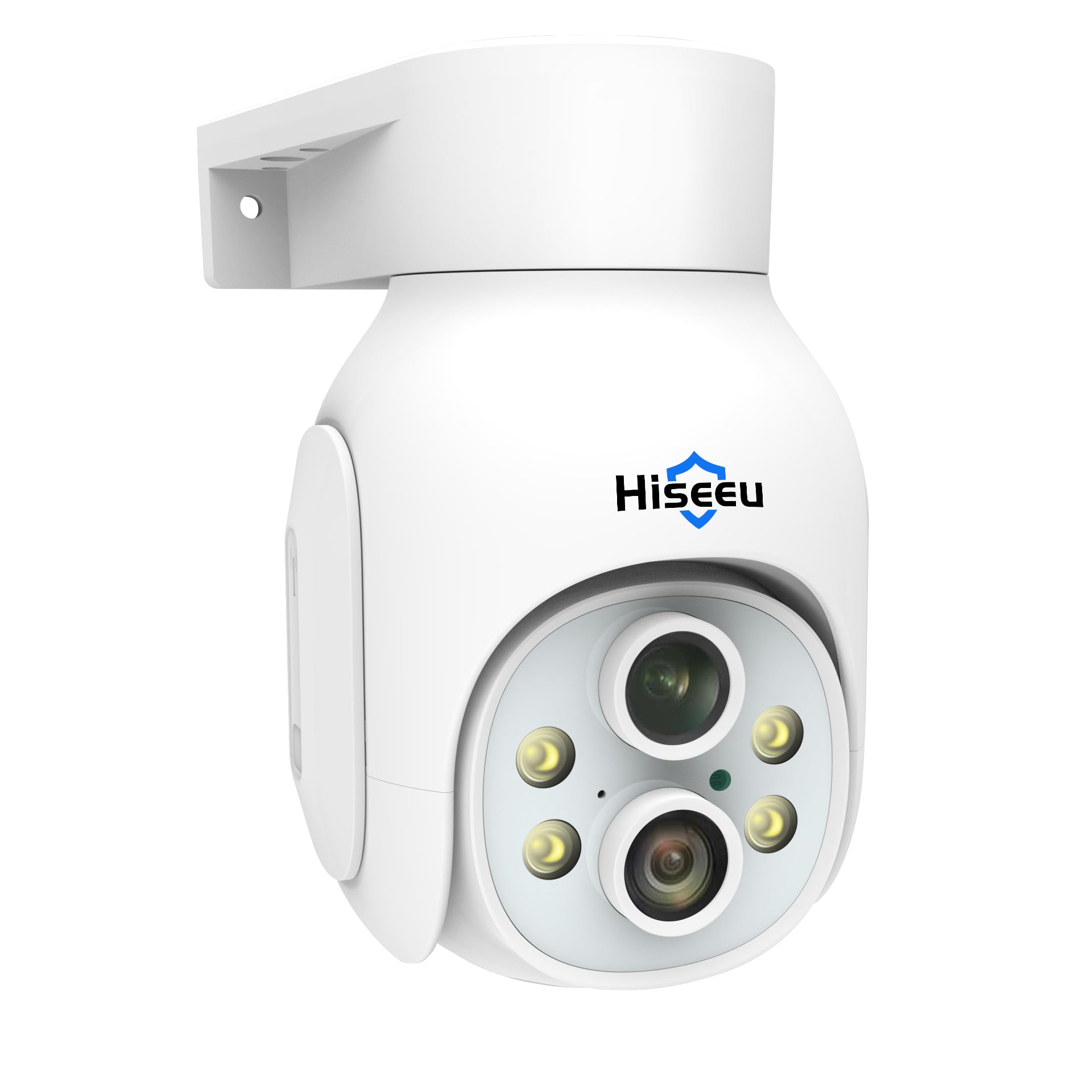 Hiseeu 3MP Dual Lens Security Camera Wireless WiFi Outdoor