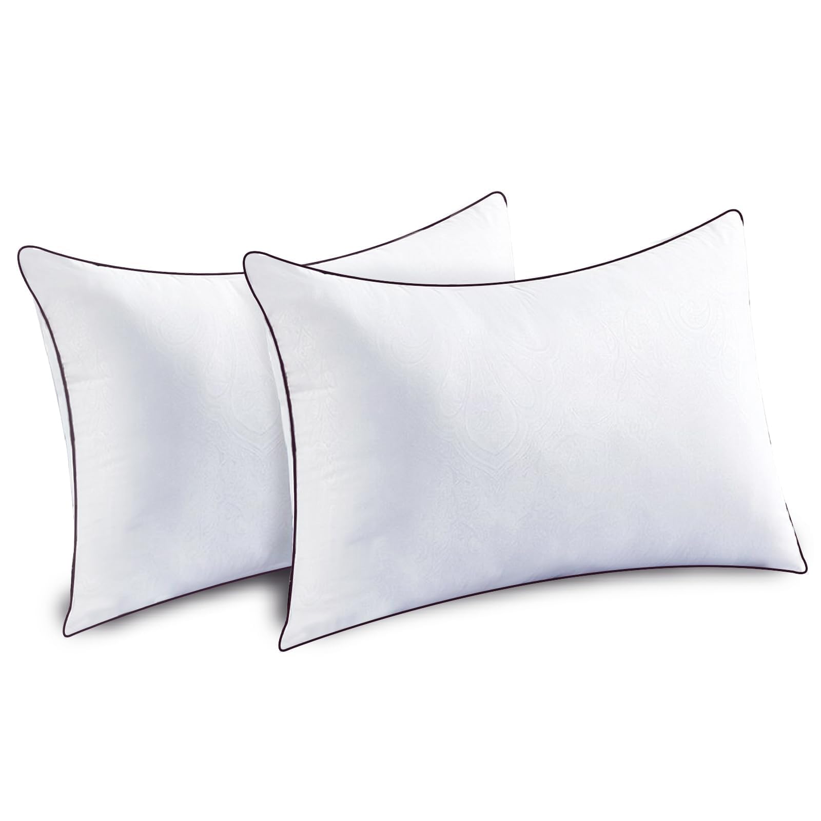 Jollyvogue JOLLYVOGUE Pillows Queen Size Set of 2 for Sleeping, Soft and  Supportive Bed Pillow for Side and Back Sleeper, Down Alternative, image size:1600x1600