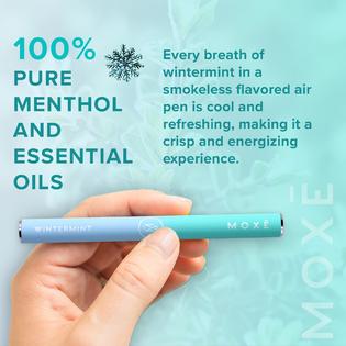 Moxe MOXE Natural Wintermint Air Inhaler | Non Electric Long-Lasting Flavored Air Refreshing Support | Oral Fixation Wintergreen & Me Moxe MOXE Natural Wintermint Air Inhaler | Non Electric Long-Lasting Flavored Air Refreshing Support | Oral Fixation Wintergreen & Me