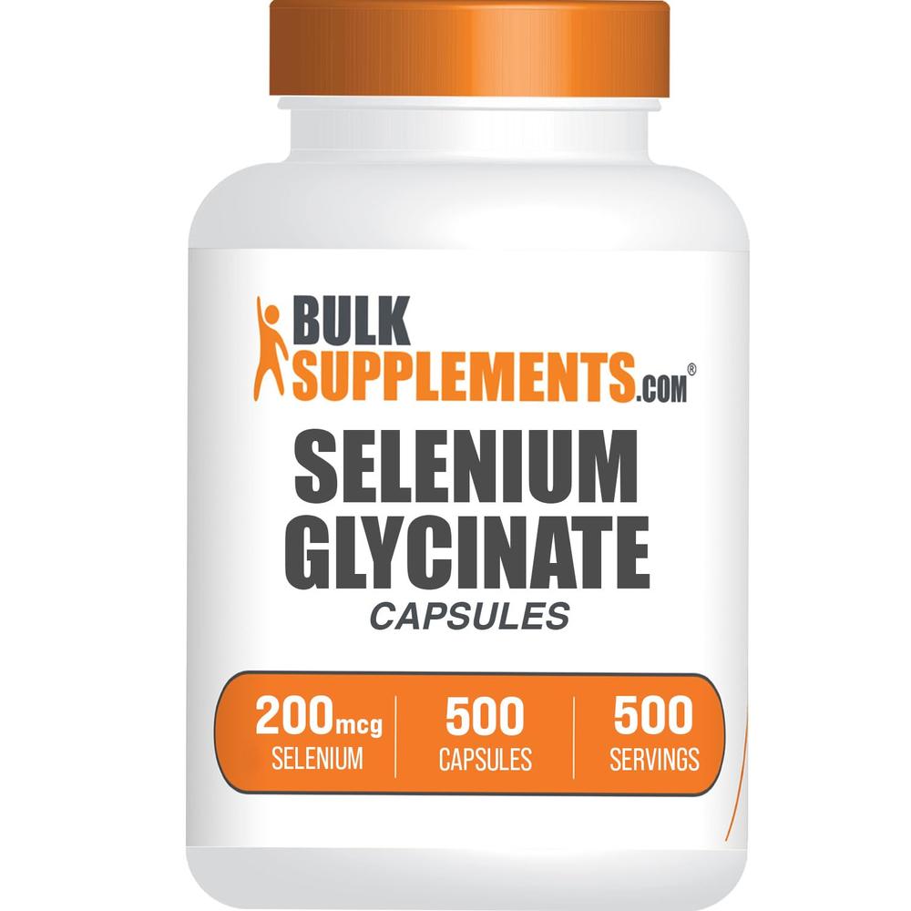 Elenium Mp BulkSupplements.com Selenium Glycinate Capsules - Selenium Supplement ...