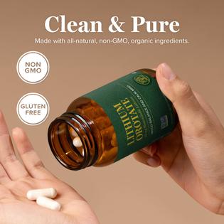 Global Healing Lithium Orotate 10mg - 60 Capsules For Brain & Cognitive Health