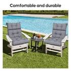 Patio Furniture Waterproof High Back Garden Chair Cushions