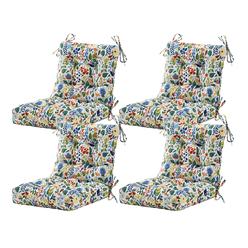 Hoteam Pack Outdoor High Back Chair Cushion Waterproof