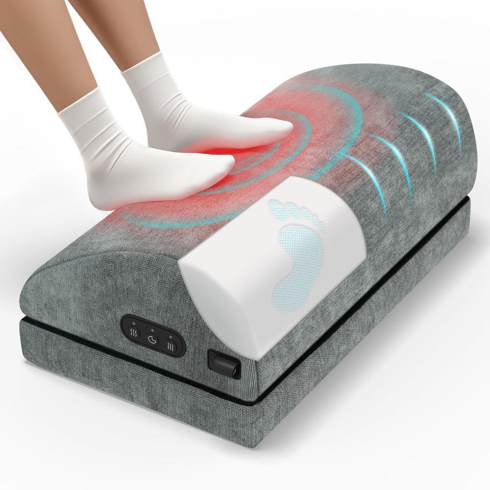 Two Level Foot Rest THERAZZAGGE Heated Foot Rest For Under Desk At Work, Foot Stool With ...
