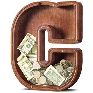 summidate Summidate Extra Large Wooden Piggy Bank| Piggy Bank For