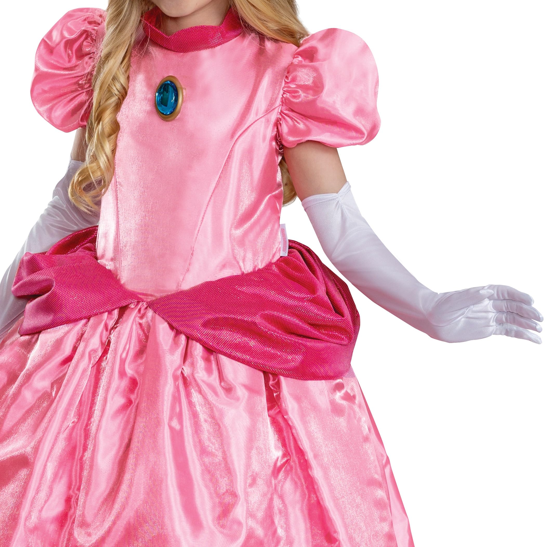 open lace back dress Princess Adeline Gown & Gloves Set Blue