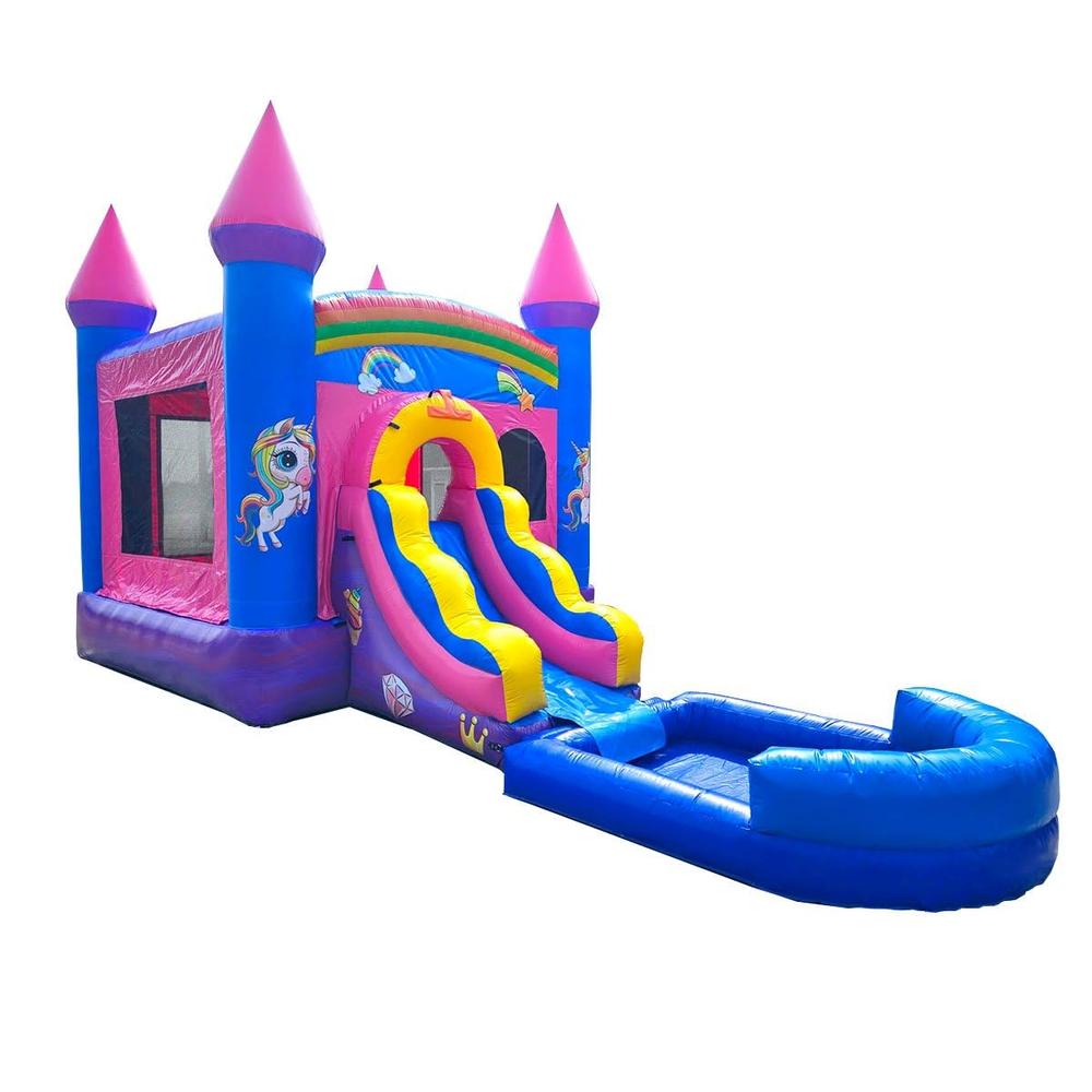 Pogo Bounce House Inflatable Bounce House With Slide For Kids - 26.5 X ...
