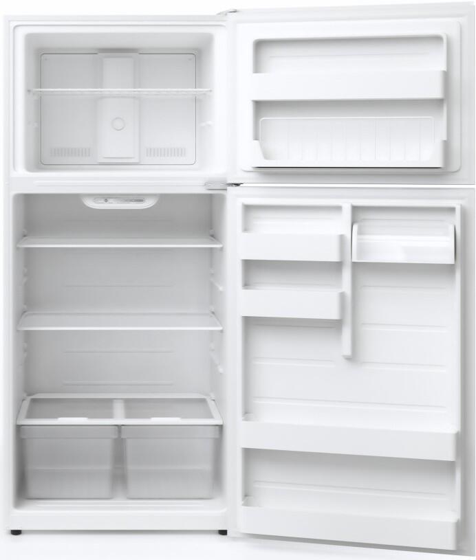BEVOI BVIREF18W 18 Cu. Ft. Top Mount Freezer Refrigerator White