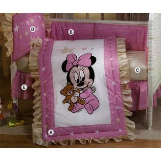 Disney Baby Minnie Mouse Crib Bedding Set 5 Pieces