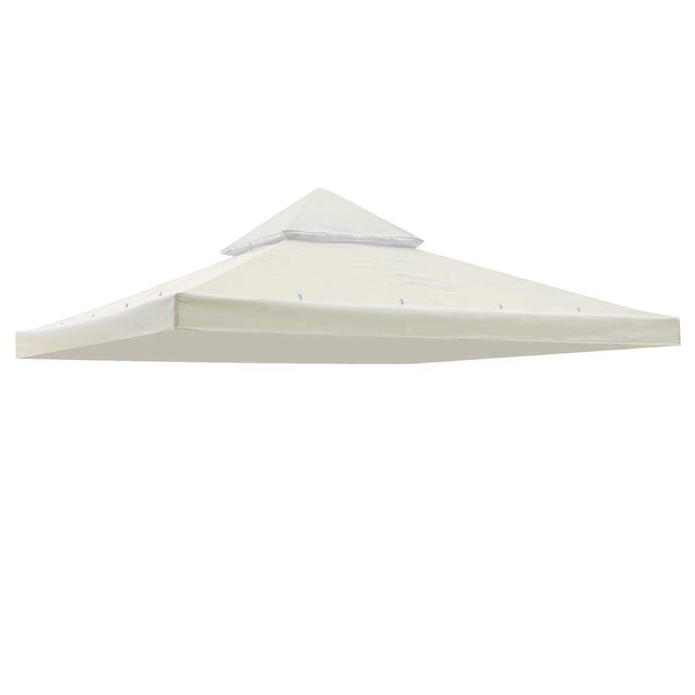 L2S 10x10 Gazebo Replacement Canopy Top, Ivory White