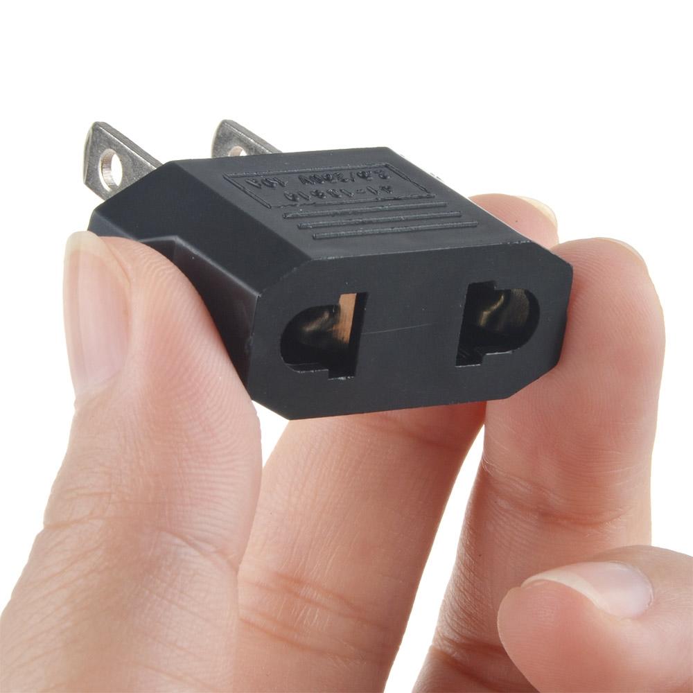 ABLEGRID European Euro EU to US USA Travel Charger Adapter Plug Outlet Converter