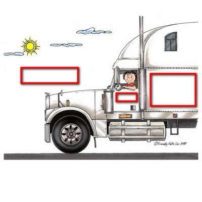 Friendly Folks Printed Perfection Personalized Truck Driver 18 Wheeler Female Snow Globe Gift