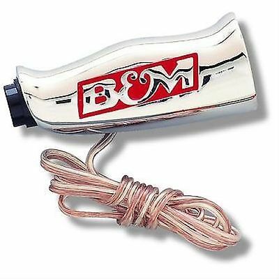 B M B M Chrome Shifter T Handle W Logo Button Activator Switch Universal