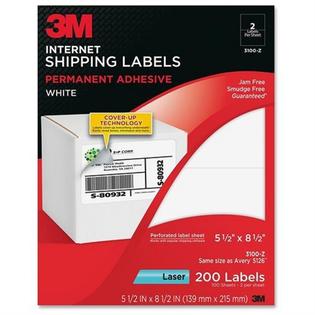 3m Internet Shipping Labels Jam Free Smudge Free 3100 Z
