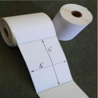 Shipping Label 2500 pieces blank direct thermal UPS and post ...