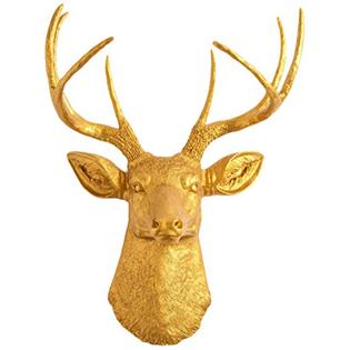 Aberly The Franklin Gold Deer Head Wall Decor Stag Aberly The Franklin Gold Deer Head Wall Decor Stag