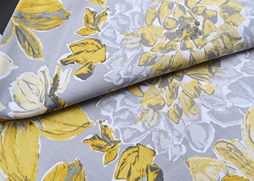 Tahari Home Envogue Linda Garden Flowers Window Curtains Large