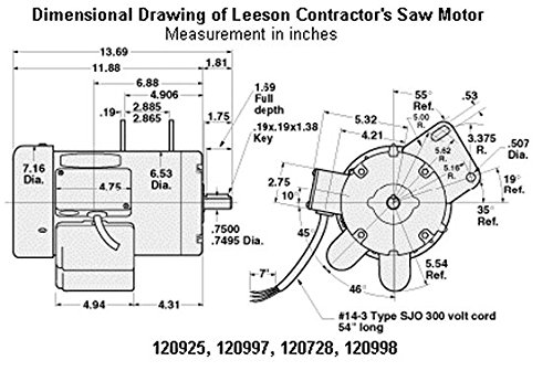 Leeson 1 5 Hp 3450 Rpm Delta Unisaw Electric Motor 115 230 Volts Electric Motor Tools Electricians Tools Electrician Accessories