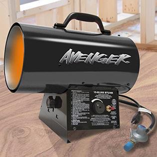heater propane btu forced portable air avenger