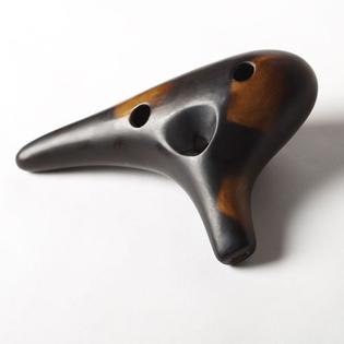 Focalink Sonoro 12 Hole Ocarina Ceramic Alto C Sweet Potato Flute Strawfire Finish Focalink Sonoro 12 Hole Ocarina Ceramic Alto C Sweet Potato Flute Strawfire Finish