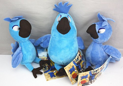 Gem 14 Rio 2 Plush Doll Macaw Carla Bia Tiago Blu Jewel Toys Family Set 7pcs Toys Games Stuffed Animals Plush Interactive Plush Gem 14 Rio 2 Plush Doll Macaw Carla Bia Tiago Blu Jewel Toys Family Set 7pcs Toys Games Stuffed Animals Plush Interactive Plush
