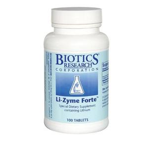 Biotics Research Li Zyme Forte Lithium 100t Health Wellness Vitamins Supplements Supplements