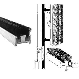 Gordon Glass Co Commercial Entrance Door Astragal Weatherstripping 84 In Long Tools Painting Supplies Weather Stripping