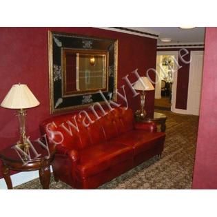 Home Decor Source Extra Large Ornate Black Gold Wall Mirror