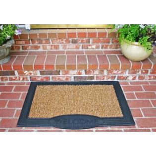 Grassworx Clean Machine Doormat 24 By 36 Inch Big Welcome Cocoa