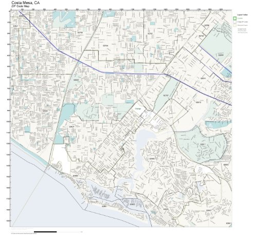 Costa Mesa Ca Zip Code Map Working Maps ZIP Code Wall Map of Costa Mesa CA ZIP Code Map Costa Mesa Ca Zip Code Map Working Maps ZIP Code Wall Map of Costa Mesa CA ZIP Code Map