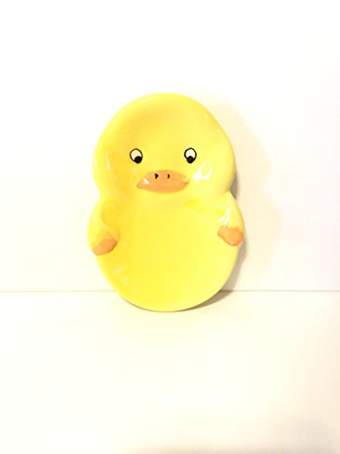 Greenbriar Kids Jungle Friends Stoneware Bathroom Accessories Yellow Rubber Ducky Duck By Home Kitchen Kitchen Utility Hardware Soap Dishes Dispensers